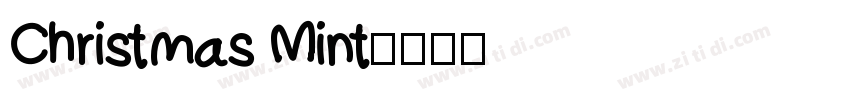 Christmas Mint字体转换